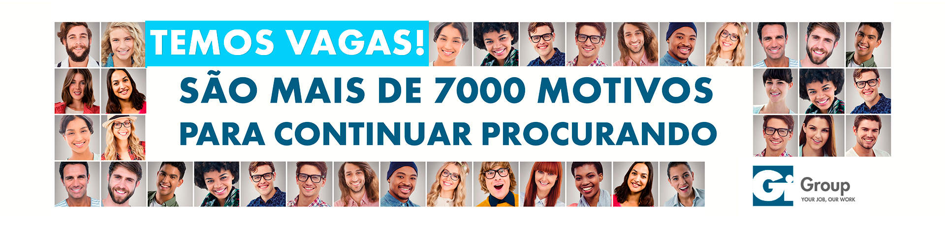 Banner - São mais de 700 motivos para continuar procurando